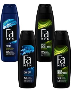 Zestaw 4 żeli pod prysznic zestaw mix męski 4x750ml Fa MEN 3838824405261 2