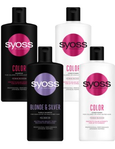 Zestaw 2 szamponów, 2 odżywek do włosów farbowanych Syoss 3838824404790 2