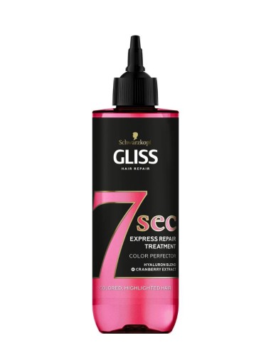 Zestaw 2x szampon + kuracja do włosów farbowanych Gliss Kur 3838824404691 3