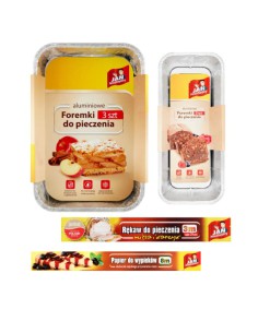 Zestaw do pieczenia Jan Niezbędny: foremki, papier, rękaw 5900536234724 2