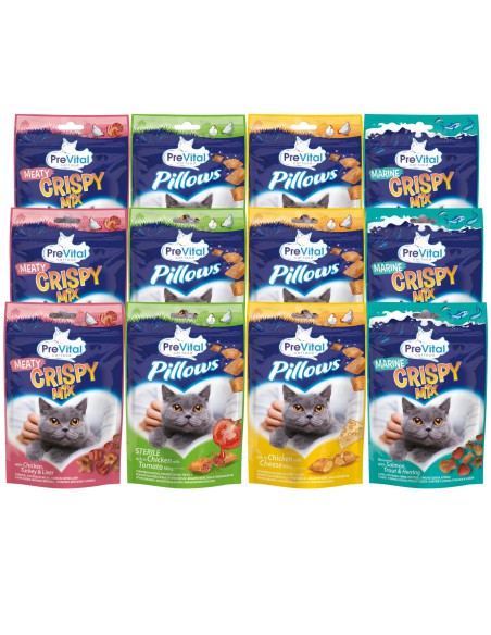 Rybny przysmak dla dorosłych kotów PreVital Snack 12szt 5999566111358