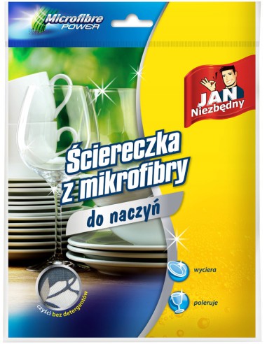 Ściereczka mikrofibra do naczyń 3szt Jan Niezbędny 5900536290201 2