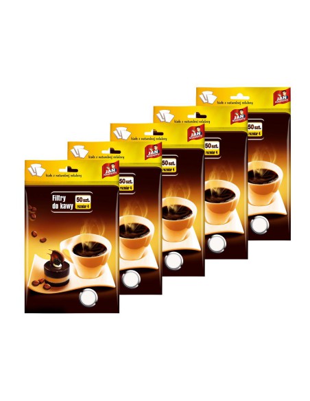 Filtry do kawy w rozmiarze 4 - 250szt Jan Niezbędny 5900536280547