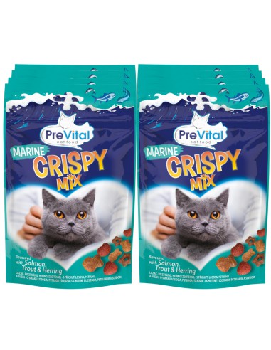 Przysmak z rybą dla dorosłych kotów PreVital Snack 8x60g 5999566111365