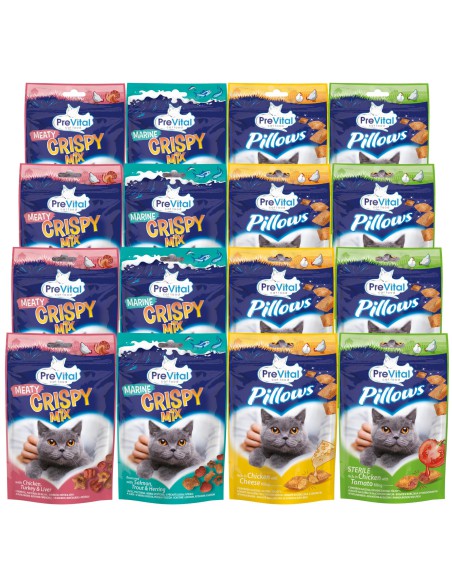 Przysmak rybny dla dorosłych kotów PreVital Snack 16szt 5999566111365
