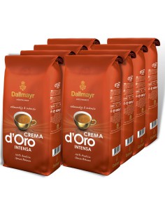 Crema d'Oro Intensa Kawa ziarnista Zestaw 8 x 1kg Dallmayr 4008167242758 2