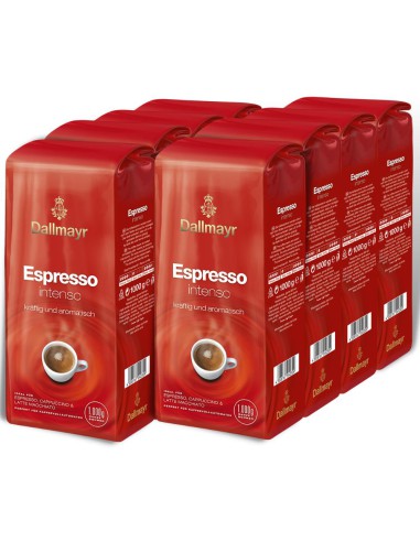 Dallmayr Espresso Intenso Kawa ziarnista Zestaw 8 x 1kg 4008167040316