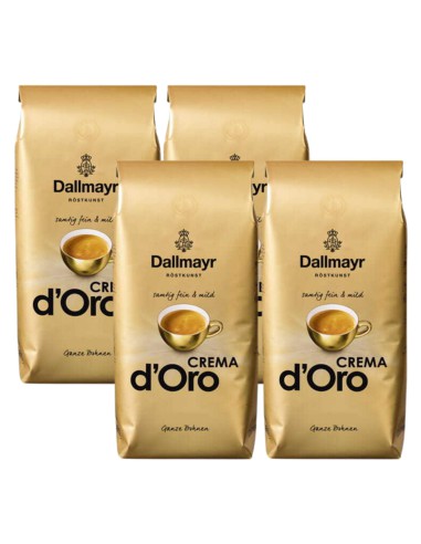 Crema d'Oro Zestaw kawy ziarnistej 4 x 1kg Dallmayr 4008167152729