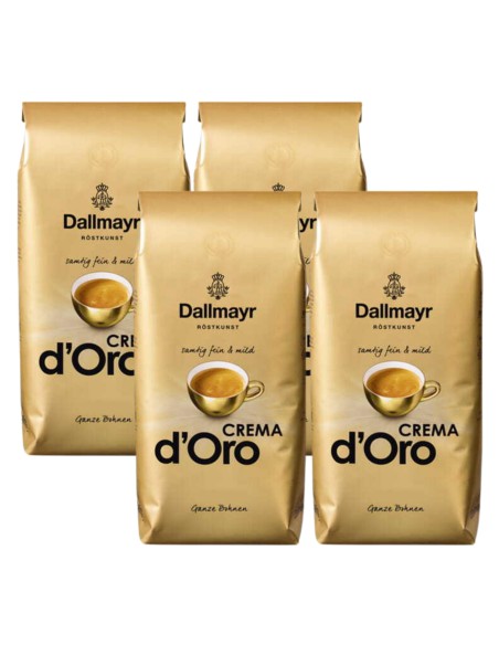 Crema d'Oro Zestaw kawy ziarnistej 4 x 1kg Dallmayr 4008167152729