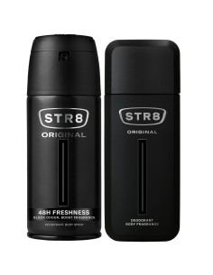 Aromatyczny zestaw dla mężczyzn: Dezodorant do ciała + Dezodorant perfumowany STR8 Original 5201314153528 2