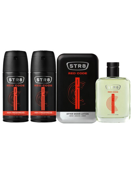 Zestaw dla mężczyzn: Dezodorant + Woda po goleniu STR8 Red Code 5201314153559