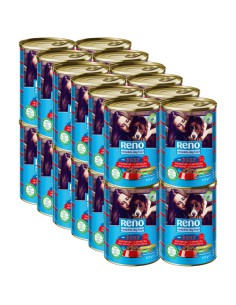 Mokra karma dla psa z wołowiną w sosie Reno 24x415g 5999546174618 2