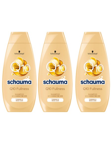 Wzmacniający szampon Q10 Schauma, 3x 3838824406244