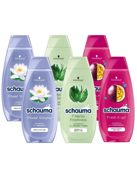 Szampon dla włosów przetłuszczających się Schauma x6 3838824413259