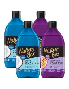 Energetyzujący żel pod prysznic z kokosem i marakują Nature Box, 4x 9000101214406 2