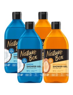 Regenerujący żel pod prysznic z kokosem i olejem arganowym Nature Box, 4x 9000101214406 2