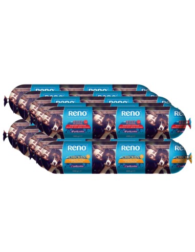 Baton z wołowiną i drobiem dla psa Reno 10x900g 5903856878661