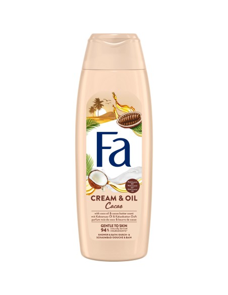 Cream & Oil Cacao żel pod prysznic zestaw 2x 750ml Fa 3838824413563 2