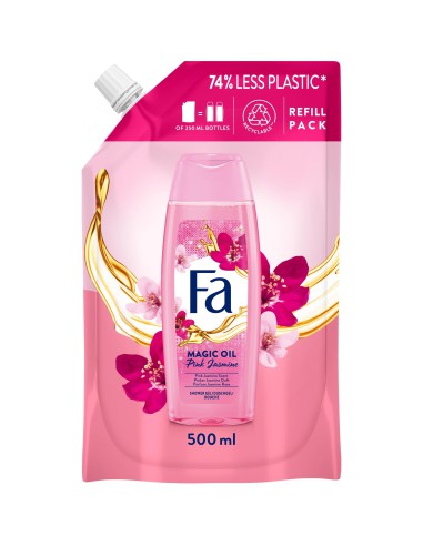 Jaśminowe żele pod prysznic 750ml, zapas 500ml Fa Magic Jasmine 3838824413631 3