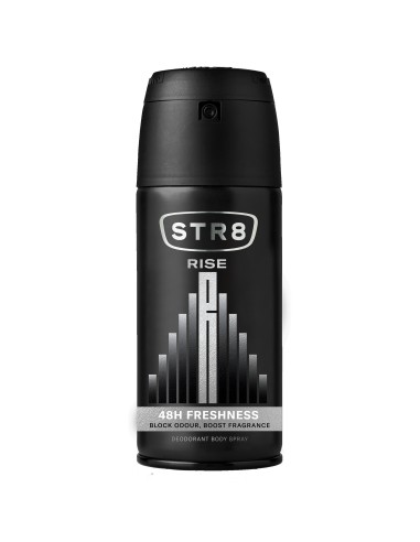 Zestaw kąpielowy dla mężczyzn: Dezodorant do ciała + Dezodorant perfumowany + Żel pod prysznic STR8 Rise 5201314107224 2
