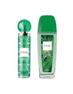Odświeżający zestaw woda toaletowa 50 ml + dezodorant atomizer 75 ml C•THRU LUMINOUS EMERALD 5201314150510 2