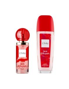 Wspaniały zestaw woda toaletowa 30 ml + dezodorant atomizer 75 ml C•THRU LOVE WHISPER 5201314129530 2