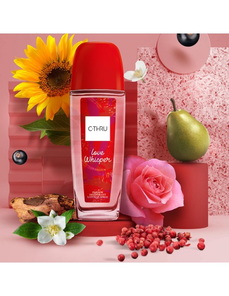 Zestaw: woda toaletowa 50 ml + dezodorant atomizer 75 ml C•Thru Love Whisper 5201314129547 5
