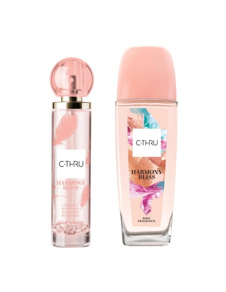 Pachnący zestaw woda toaletowa 50 ml + dezodorant atomizer 75 ml C•THRU HARMONY BLISS 