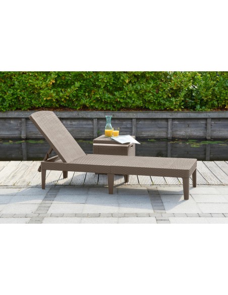 Dwa leżaki cappuccino Keter Jaipur 8711245144887 4