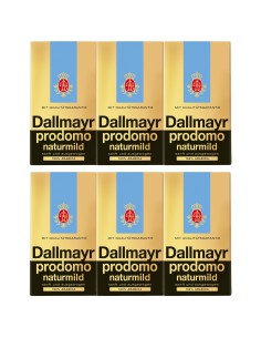 Duży zestaw Prodomo Naturmild Kawa mielona 6 x 500g Dallmayr 4008167103905 2