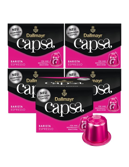 Kawa do ekspresu Nespresso Zestaw 50 kaps Dallmayr Capsa Espresso Barista 4008167010104