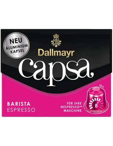 Kawa Nespresso Zestaw 100 kapsułek Dallmayr Capsa Espresso Barista 4008167010104 3