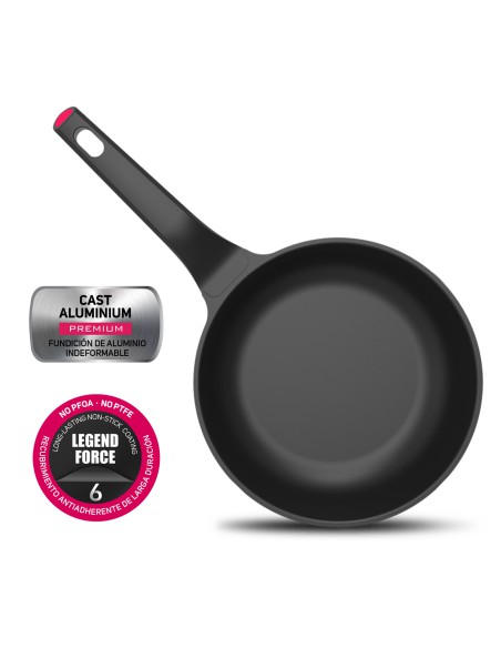Patelnia aluminiowa non-stick o średnicy 26cm Taurus Great Moments - Patelnie i woki Patelnia aluminiowa non-stick o średnicy 26cm Taurus Great Moments 8414234809247 9