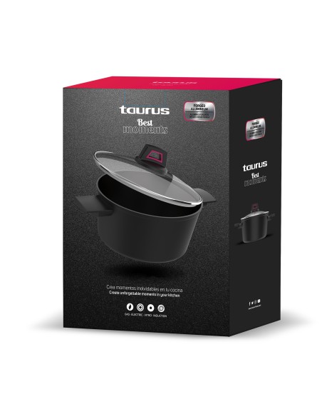 Garnek aluminiowy non-stick 24cm Taurus Best Moments 8414234809407 3