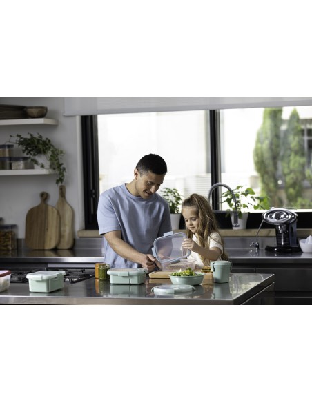 Lunchbox ze sztućcami 1,1l Curver Eco - Lunchboxy, butelki i kubki termiczne Lunchbox ze sztućcami 1,1l Curver Eco 3253920950192 4