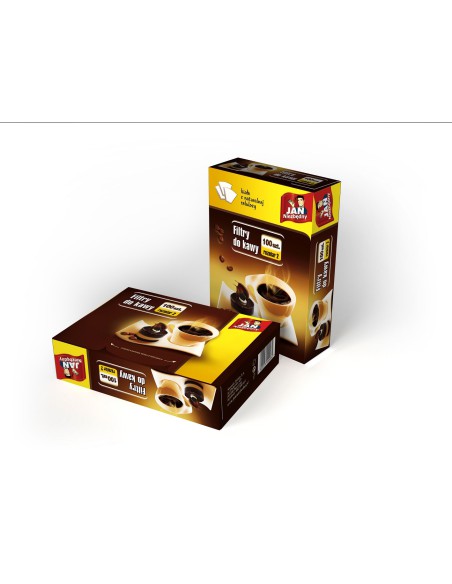 Filtry do ekspresu do kawy rozmiar 2 100szt Jan Niezbędny 5900536280233