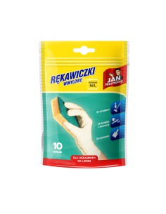 Rękawiczki winylowe M/L 10szt Jan Niezbędny 5900536234656 2