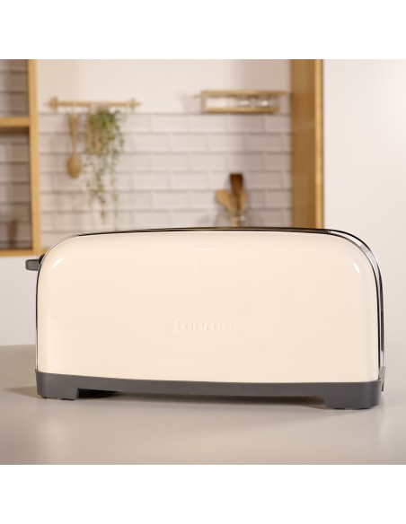 Kremowy toster o mocy 850W Taurus Vintage Single Cream - Opiekacze i tostery Kremowy toster o mocy 850W Taurus Vintage Single Cream 8414234606587 5