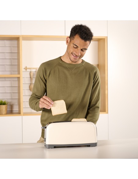 Kremowy toster o mocy 850W Taurus Vintage Single Cream - Opiekacze i tostery Kremowy toster o mocy 850W Taurus Vintage Single Cream 8414234606587 6