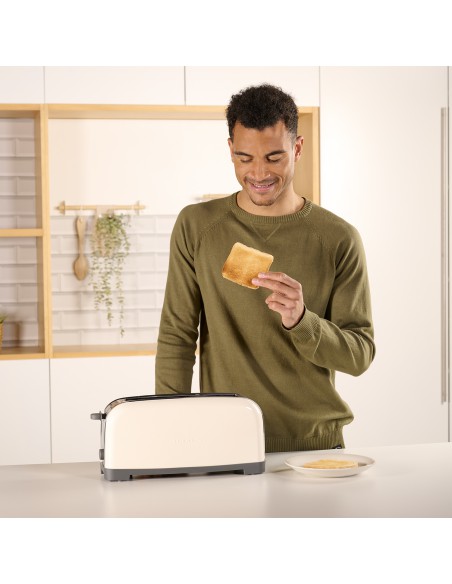 Kremowy toster o mocy 850W Taurus Vintage Single Cream - Opiekacze i tostery Kremowy toster o mocy 850W Taurus Vintage Single Cream 8414234606587 10