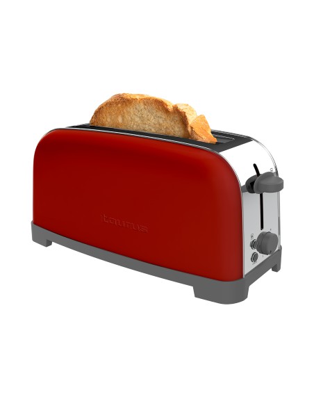 Designerski toster o mocy 850W Taurus Vintage Single Red 8414234606594 2