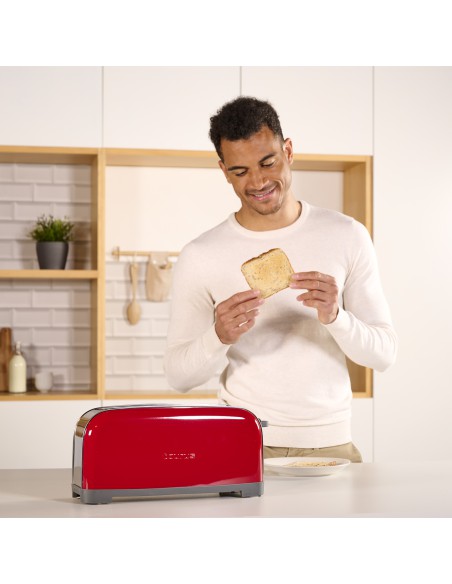 Designerski toster o mocy 850W Taurus Vintage Single Red 8414234606594 9