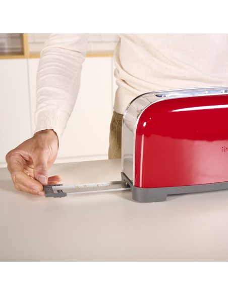 Designerski toster o mocy 850W Taurus Vintage Single Red 8414234606594 10