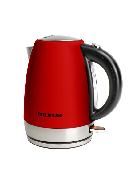 Elegancki czajnik elektryczny o pojemności 1,7l, 2200W Taurus Vintage Red 8414234585271