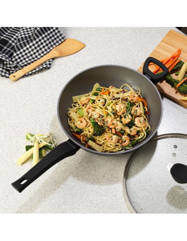 Zestaw patelnia garnek wok rondel Russell Hobbs Pearlised 11el 5054061314540 5