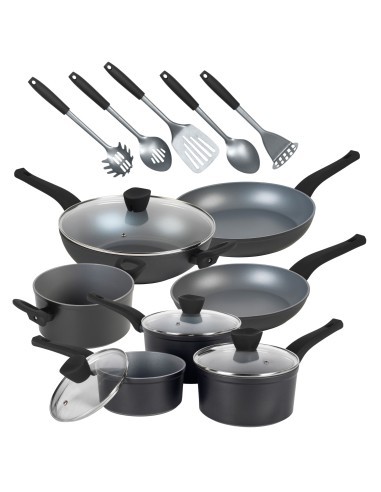 Zestaw garnków z przyborami non-stick dla każdej kuchni Russell Hobbs Pearlised 16el 5054061314540