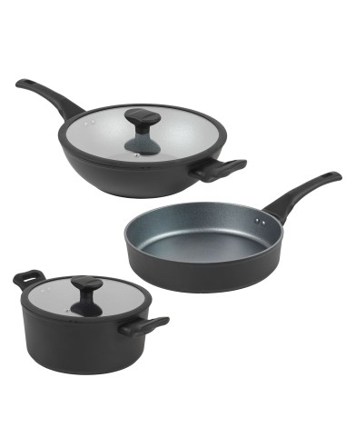 Zestaw patelnia, garnek i wok Russell Hobbs Crystaltech 5el 5054061316087