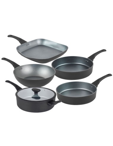 Zestaw garnek, patelnia non-stick i wok Russell Hobbs Crystaltech 6el 5054061316056