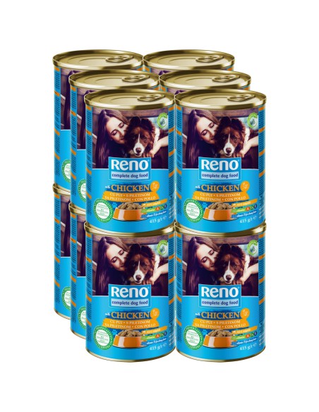 Mokra karma z cielęciną w sosie dla psa Reno 12x1240g  4