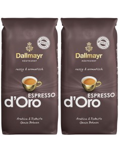 Kawa ziarnista Espresso d'Oro Zestaw 2 x 1kg Dallmayr 4008167154679 2